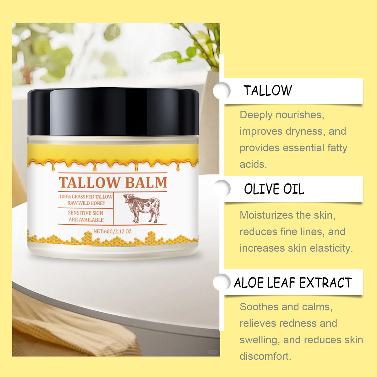 Tallow Moisturizing Cream