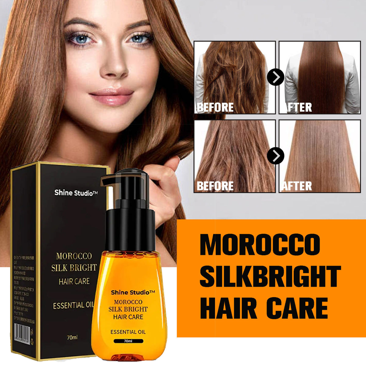 EELHOE Anti-Frizz Hair Essence for Moisturizing Care