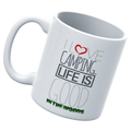 I Love Camping In The Woods White Coffee Mug